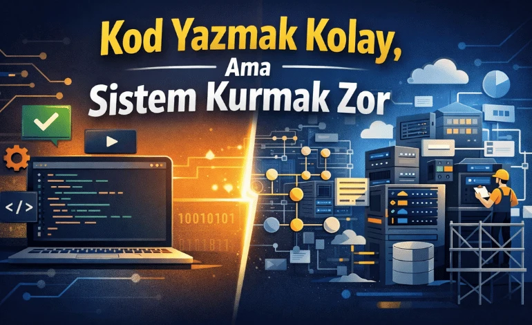 Kod Yazmak Kolay, Ama Sistem Kurmak Zor