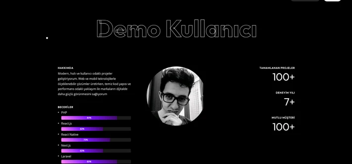 Next.js & Laravel Portfolio Scripti | v1