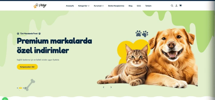 Petshop E-Ticaret Scripti v1